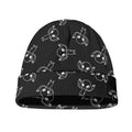 Black And White Alien Print Beanie