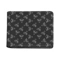 Black And White Alien Print Bifold Wallet