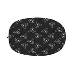 Black And White Alien Print Car Side Mirror Covers