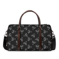 Black And White Alien Print Duffel Bag