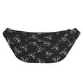 Black And White Alien Print Fanny Pack