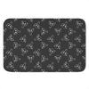 Black And White Alien Print Indoor Door Mat