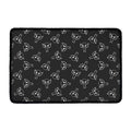 Black And White Alien Print Kitchen Mat