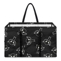 Black And White Alien Print Utility Tote Bag