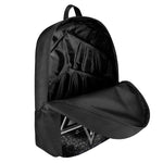 Black And White All Seeing Eye Print 17 Inch Backpack