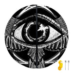 Black And White All Seeing Eye Print Basketball