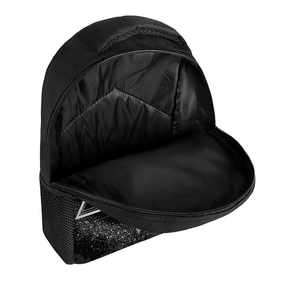 Black And White All Seeing Eye Print Casual Backpack