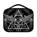 Black And White All Seeing Eye Print Classic Bible Case