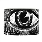 Black And White All Seeing Eye Print Drum Lamp Shade