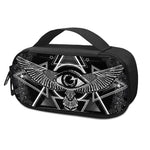Black And White All Seeing Eye Print Insulin Cooler Travel Case