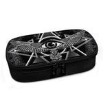 Black And White All Seeing Eye Print Insulin Cooler Travel Case