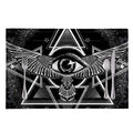 Black And White All Seeing Eye Print Placemat