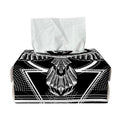 Black And White All Seeing Eye Print Rectangle Tissue Box Cover
