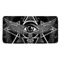 Black And White All Seeing Eye Print Towel