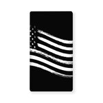 Black And White American Flag Print Baby Crib Sheet