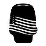 Black And White American Flag Print Baby Seat Cover