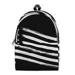 Black And White American Flag Print Backpack