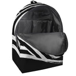 Black And White American Flag Print Backpack