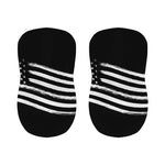 Black And White American Flag Print Bar Stool Covers