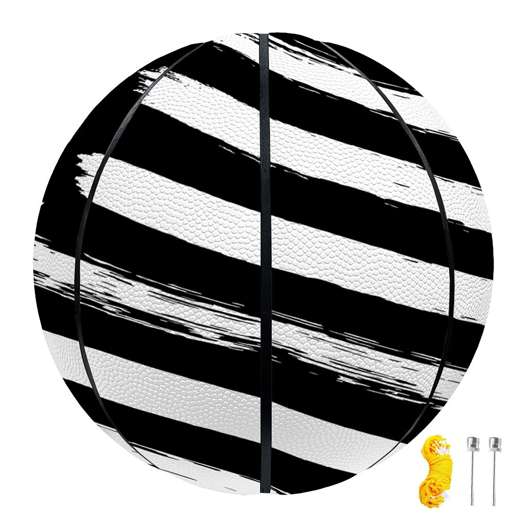 Black And White American Flag Print Basketball