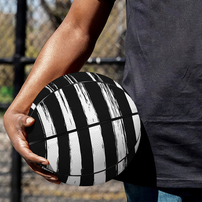 Black And White American Flag Print Basketball