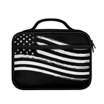 Black And White American Flag Print Briefcase Bible Bag