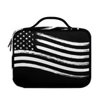 Black And White American Flag Print Briefcase Bible Bag