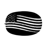Black And White American Flag Print Car Side Mirror Covers