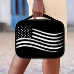 Black And White American Flag Print Classic Bible Case