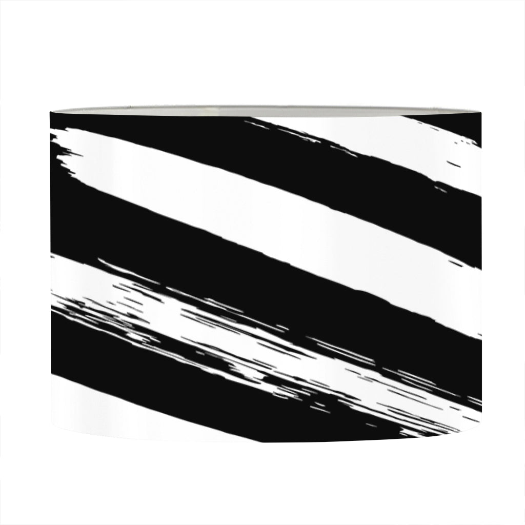 Black And White American Flag Print Drum Lamp Shade