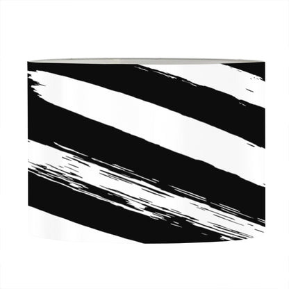 Black And White American Flag Print Drum Lamp Shade