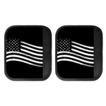 Black And White American Flag Print Handle Covers