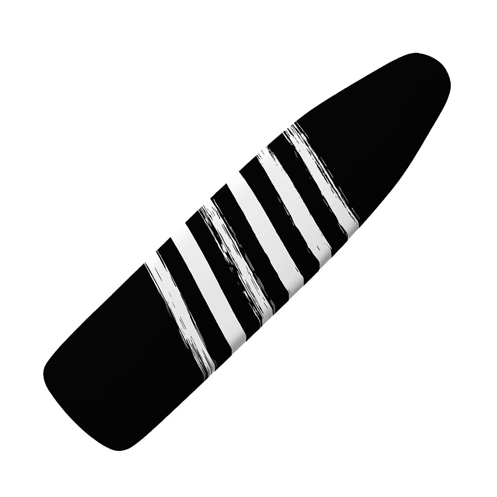 Black And White American Flag Print Ironing Board Cover