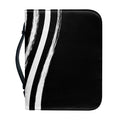 Black And White American Flag Print Leather Bible Cover