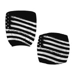 Black And White American Flag Print Office Chair Cover