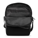 Black And White American Flag Print Rectangular Crossbody Bag