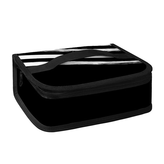 Black And White American Flag Print Small Lunch Bag