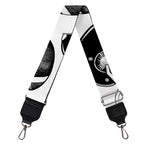 Black And White American Football Print Bag Strap