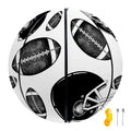 Black And White American Football Print Basketball