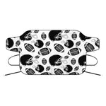 Black And White American Football Print Car Windshield Snow Cover