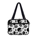 Black And White American Football Print Double Strap Bible Bag