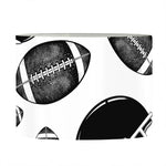 Black And White American Football Print Drum Lamp Shade