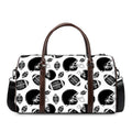 Black And White American Football Print Duffel Bag
