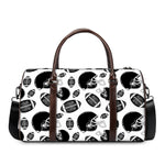Black And White American Football Print Duffle Bag