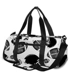 Black And White American Football Print Gym Bag