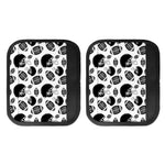 Black And White American Football Print Handle Covers