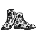 Black And White American Football Print Backpack