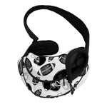 Black And White American Football Print Pet Sling Carrier