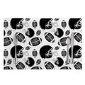 Black And White American Football Print Placemat