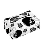 Black And White American Football Print Rectangle Tissue Box Cover